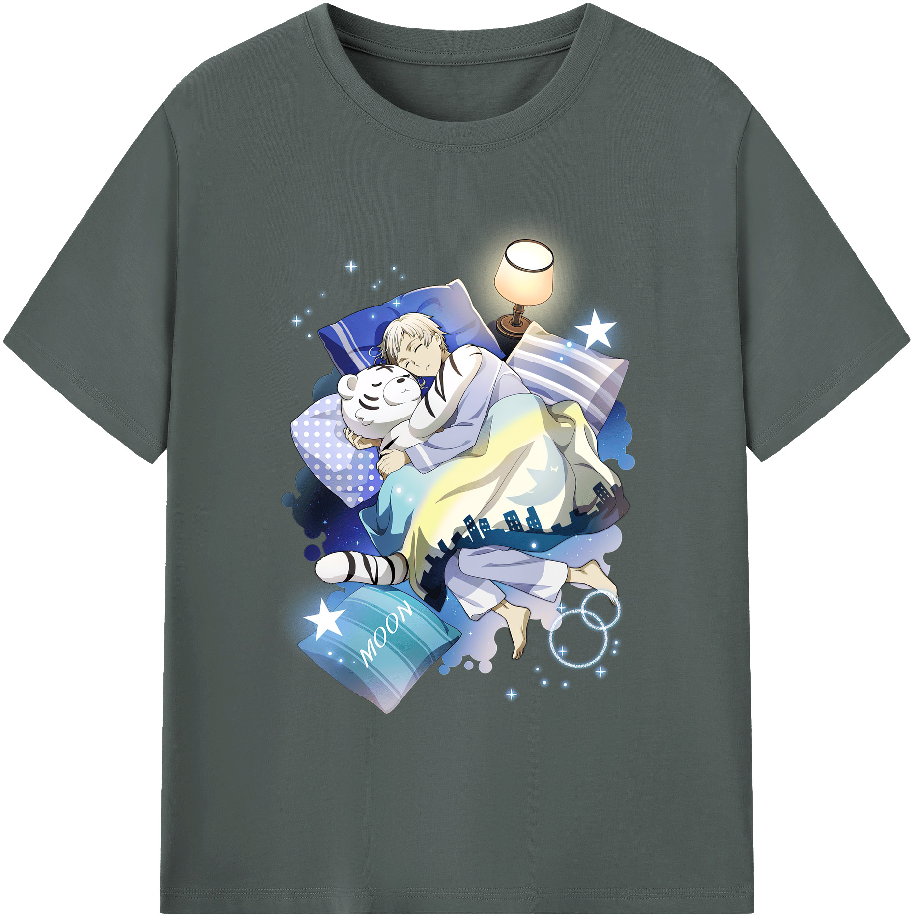 文豪ストレイドッグス Bungo Stray Dogs 綿100％ メンズ半袖Tシャツ｜肌触りやわらか＆通気性